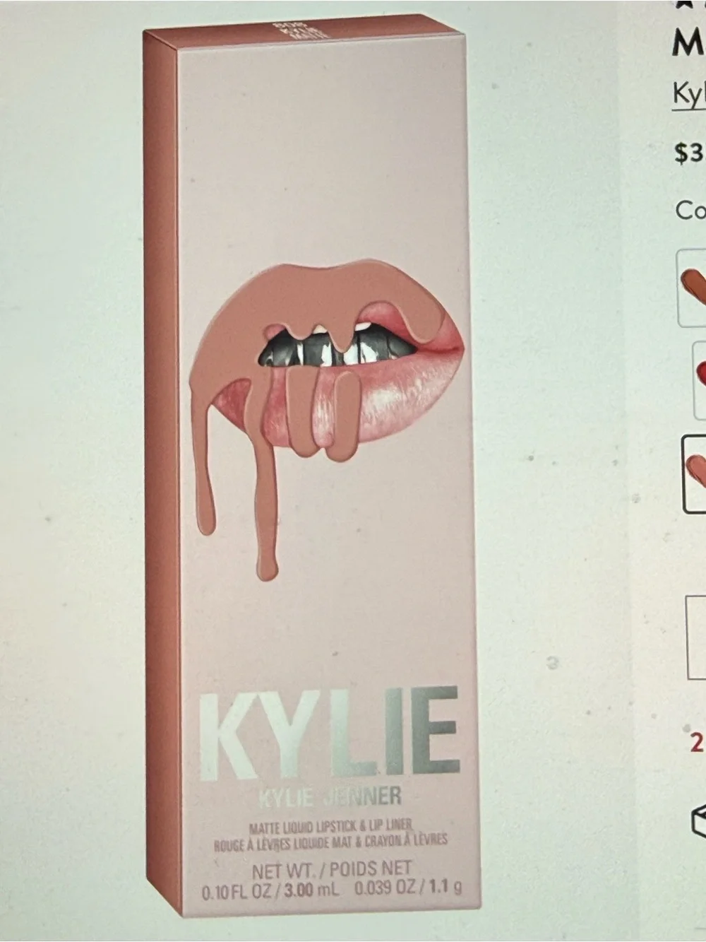 Kylie Cosmetics Matte Liquid Lipstick & Lip Liner — Kylie 808 Matte